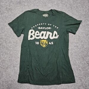 BAYLOR Texas 1845 T-Shirt‎ Green Medium Barefoot Campus Outfitters SOFT